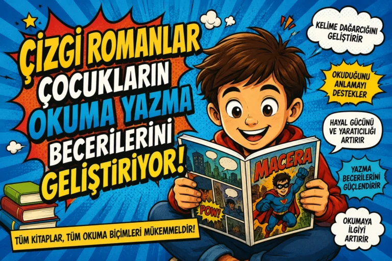 Çizgi Romanlar Çocukların Okuma ve Yazma Becerilerini Geliştiriyor