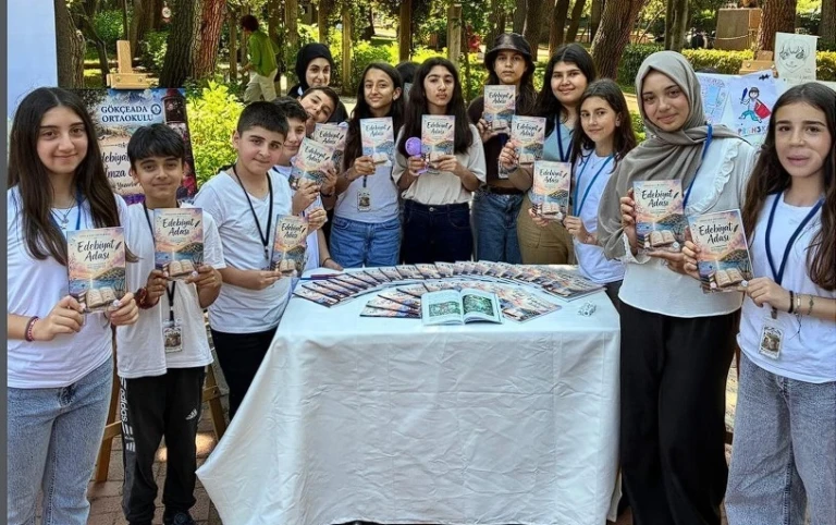 Gökçeada’da 34 Öğrencinin Eseri Kitap Oldu