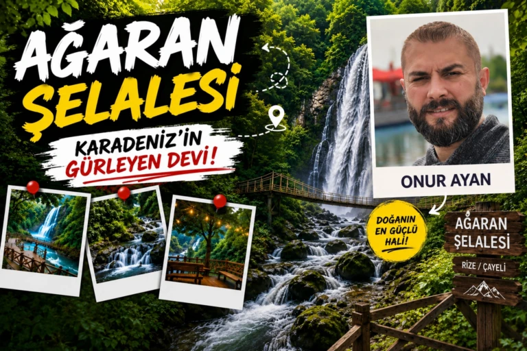 KARADENİZ’İN GÜRLEYEN DEVİ AĞARAN ŞELALESİ